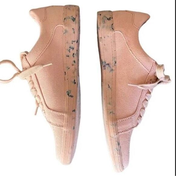 Treasure & Bond Monroe Canvas Sneaker in Coral Size 7.5 - Picture 2 of 10